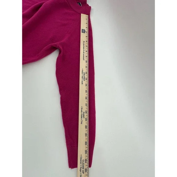 Karen Scott Pink Romantic Med Mock Neck Back Zip Knit Sweater Preppy Old Money - Picture 13 of 16